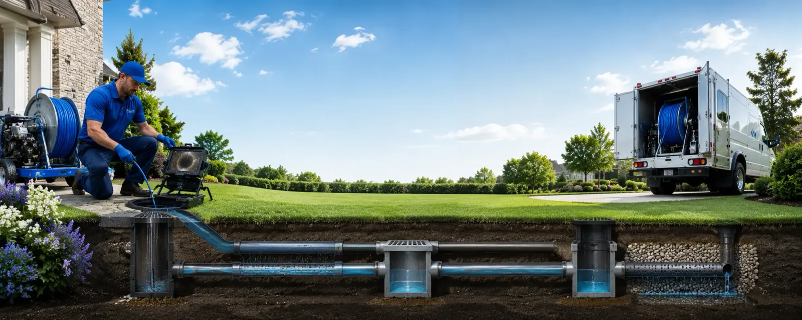 Outdoor drain cleaning information for Hulen, KY
